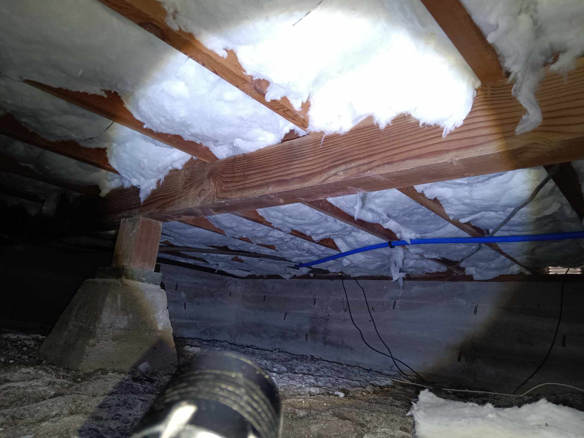 Home attic insulation