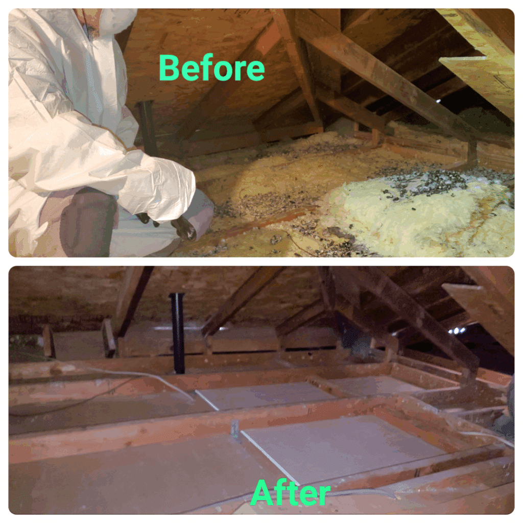 professional attic cleaning